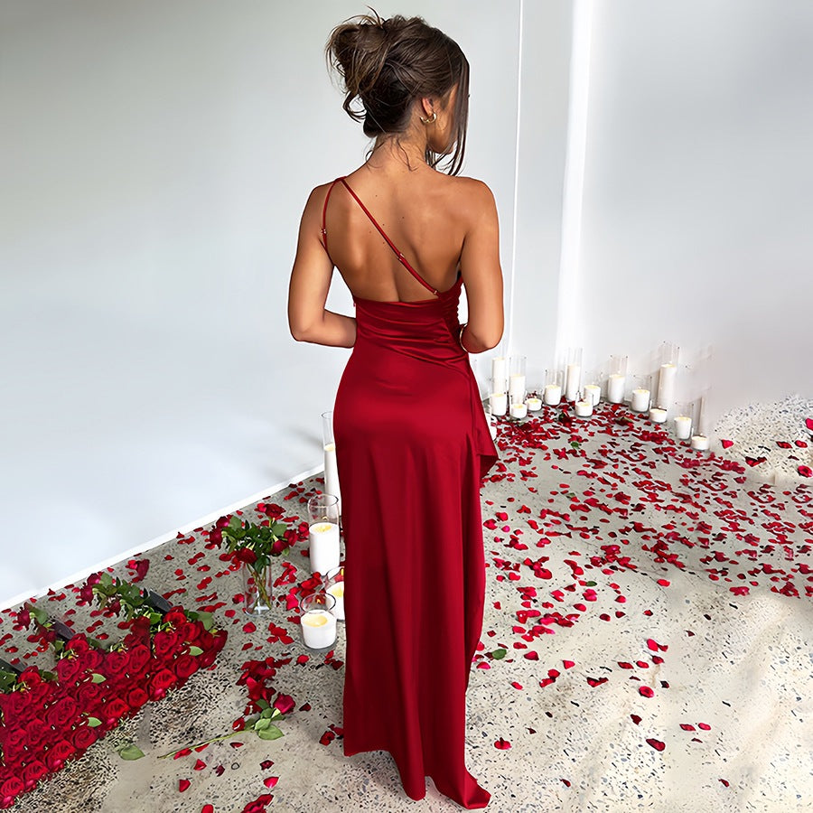 The Valencia One-Shoulder Gown
