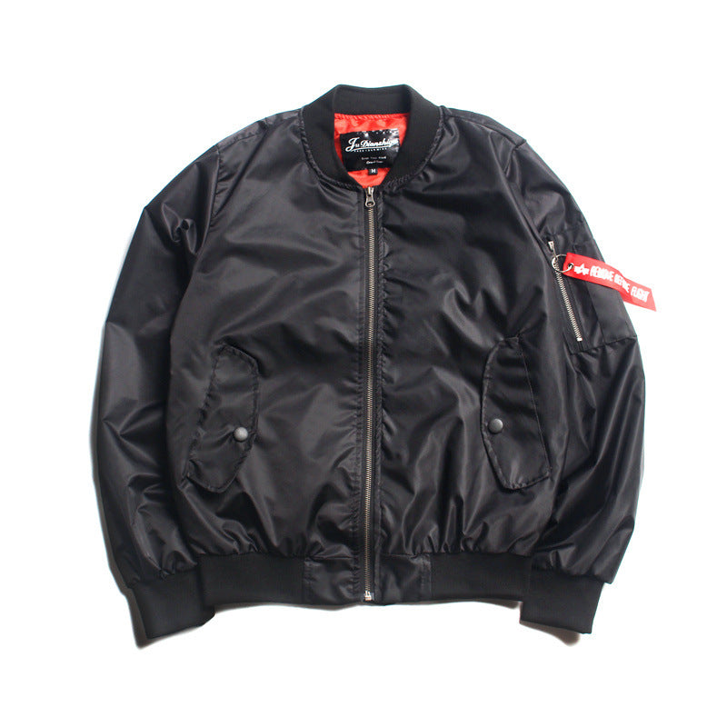 Bee Embroidered Reversible Bomber Jacket