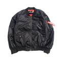 Bee Embroidered Reversible Bomber Jacket