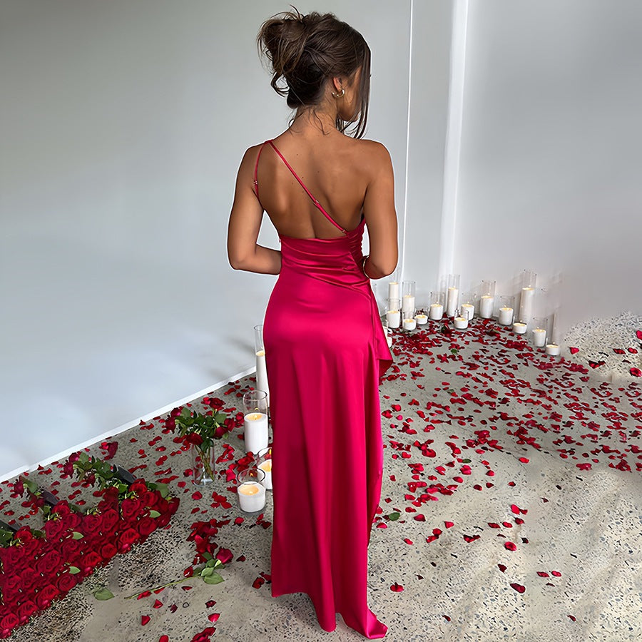 The Valencia One-Shoulder Gown